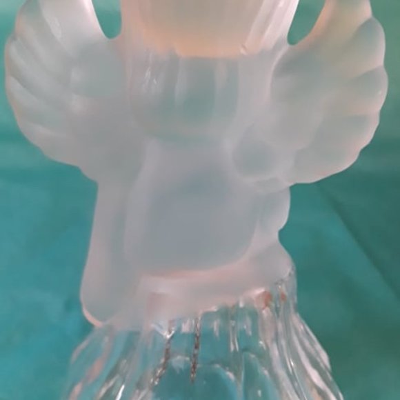 CELEBRATIONS CRYSTAL CLEAR 4 3/4" ANGEL BELL - FROSTED GLASS ITEM #333130 - BOX - Picture 2 of 5